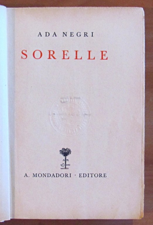 SORELLE - Collana I Libri Azzurri N.116