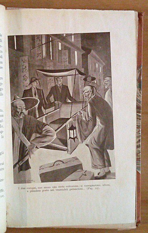 SOTTO GLI ARTIGLI DEL DRAGO CINESE, 1929 - ill. CASOLARO