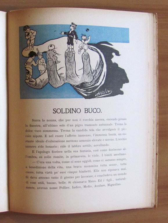 SOTTO IL VELAME - Apologhi educativi, 1923 - ill. MUSSINO