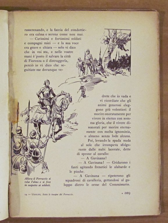 SOTTO LE INSEGNE DEL FERRUCCIO - Romazo storico - ill. …