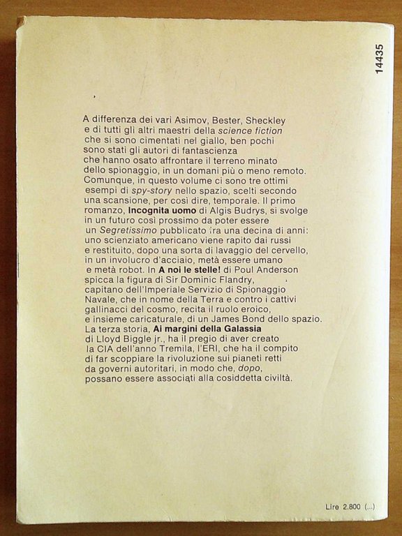 SPIE NELLO SPAZIO - Suppl. Segretissimo, I ed. 1977