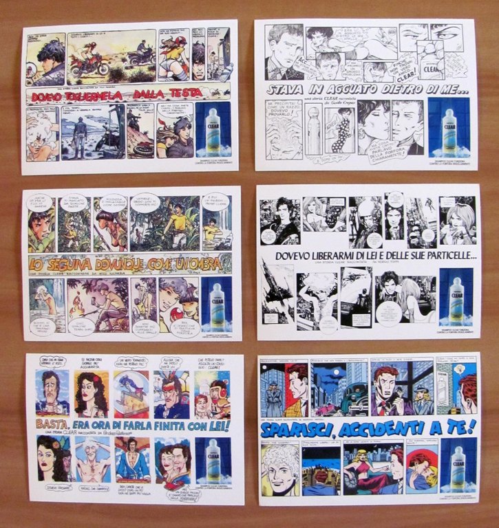 STORIA CLEAR - 6 Cartoline in Custodia - LUCCA 20