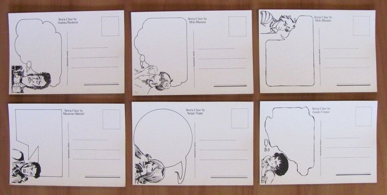 STORIA CLEAR 6 Cartoline in Custodia - LUCCA 20 CREPAX, …
