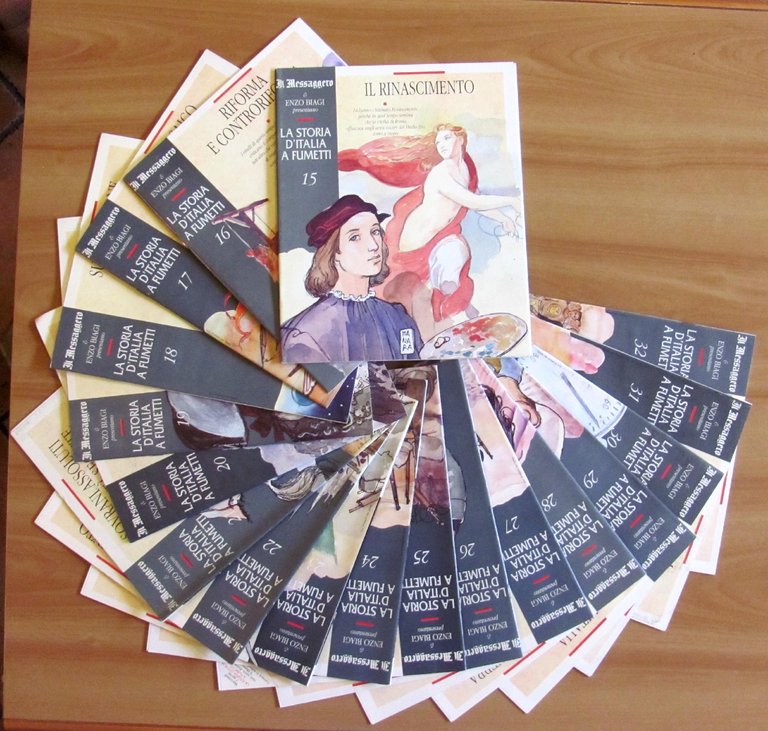 Storia D'italia a Fumetti - Vol. 2 N.15/32 + Cover …