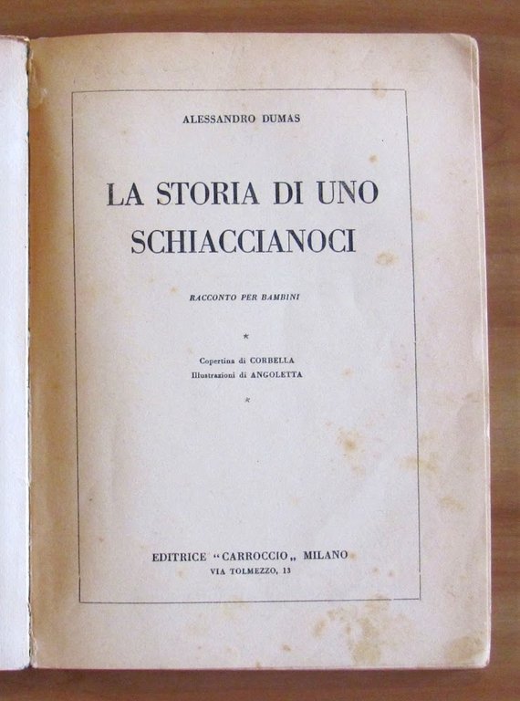 STORIA DI UNO SCHIACCIANOCI - Collana Per Tutti - Serie …