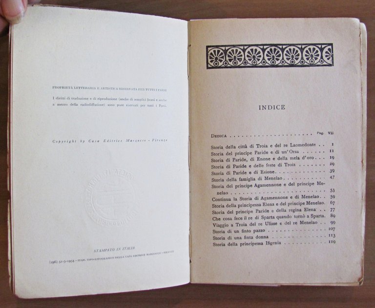 STORIE DELLA STORIA DEL MONDO - Greche e Romane, 1954