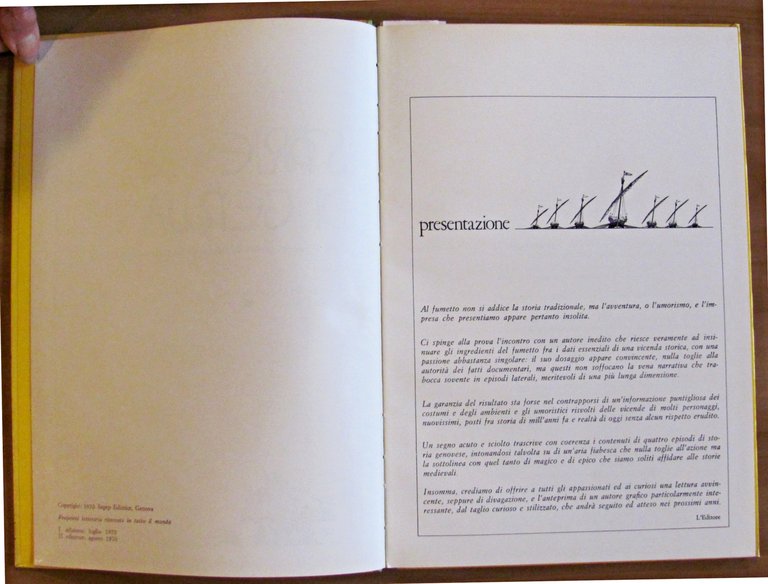 STORIE DI GENOVA Vol. I, 1970