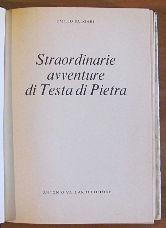 STRAORDINARIE AVVENTURE DI TESTA DI PIETRA, 1976 - ill. MAGGI