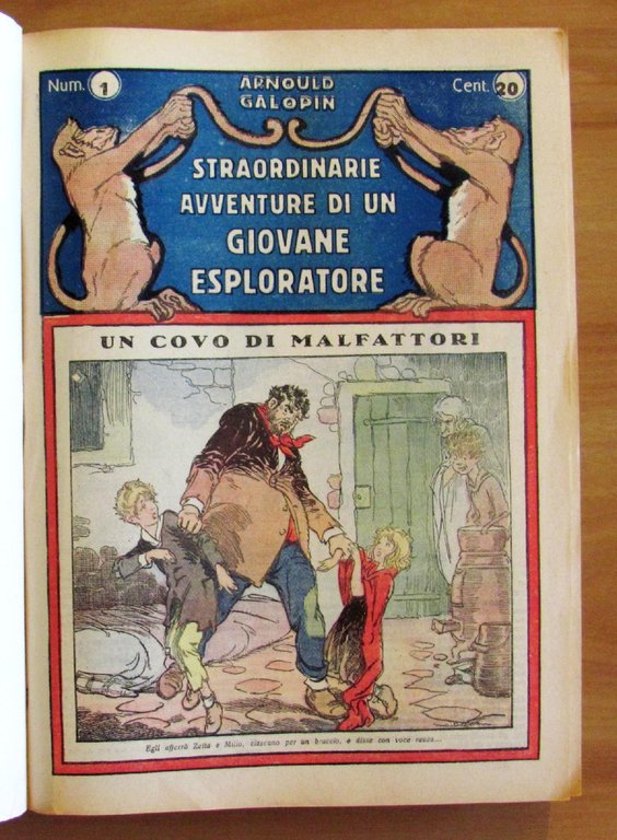 STRAORDINARIE AVVENTURE di un GIOVANE ESPLORATORE - Sonzogno, 1927