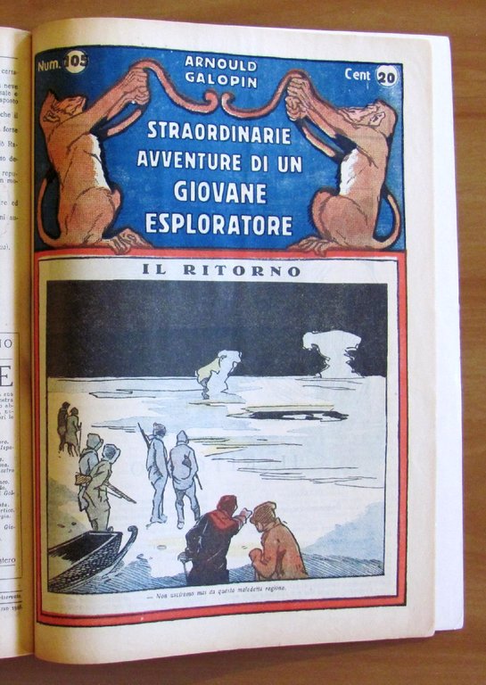 STRAORDINARIE AVVENTURE di un GIOVANE ESPLORATORE - Sonzogno, 1927