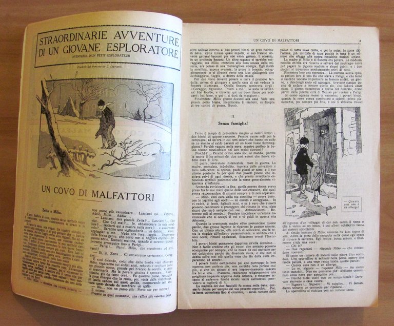 STRAORDINARIE AVVENTURE di un GIOVANE ESPLORATORE - Sonzogno, 1927