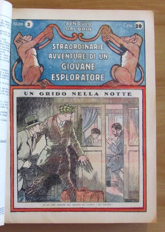 STRAORDINARIE AVVENTURE di un GIOVANE ESPLORATORE - Sonzogno, 1927
