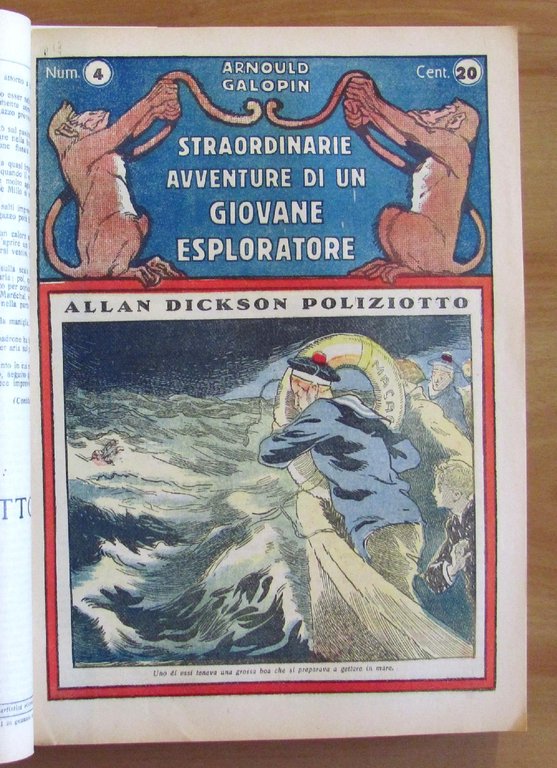 STRAORDINARIE AVVENTURE di un GIOVANE ESPLORATORE - Sonzogno, 1927