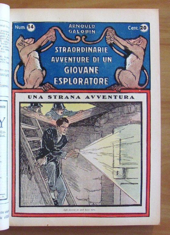 STRAORDINARIE AVVENTURE di un GIOVANE ESPLORATORE - Sonzogno, 1927