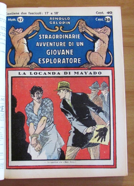 STRAORDINARIE AVVENTURE di un GIOVANE ESPLORATORE - Sonzogno, 1927