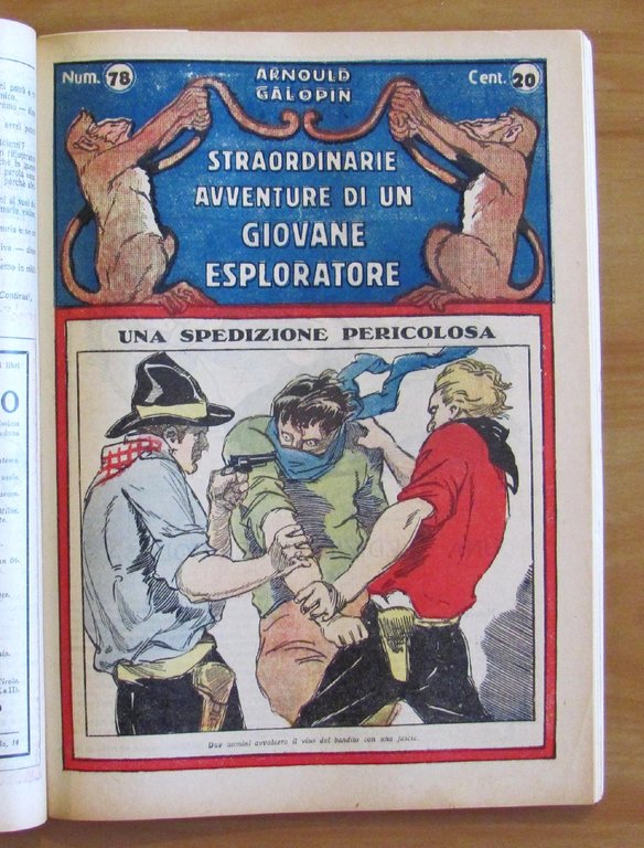 STRAORDINARIE AVVENTURE di un GIOVANE ESPLORATORE - Sonzogno, 1927