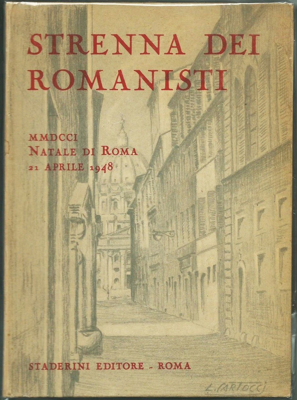 STRENNA DEI ROMANISTI - NATALE DI ROMA 1948