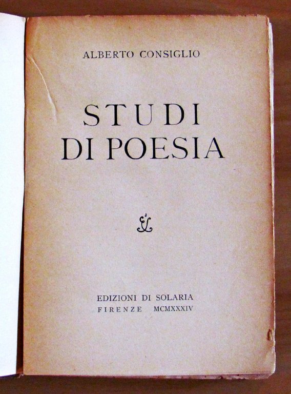 STUDI DI POESIA