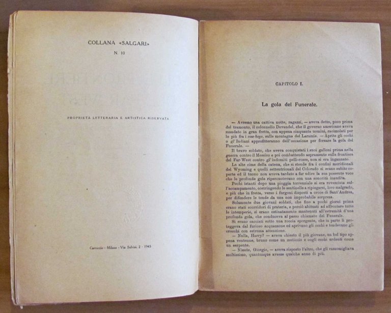 SULLE FRONTIERE DEL FAR-WEST, 1945 - ill. G. D'AMATO