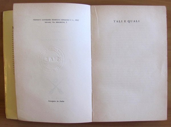 TALI E QUALI. INCONTRI Volume II