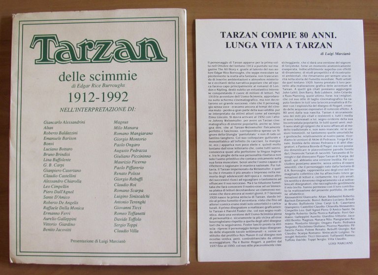 TARZAN DELLE SCIMMIE 1912-1992 - Portfolio con 41 tavole sciolte …