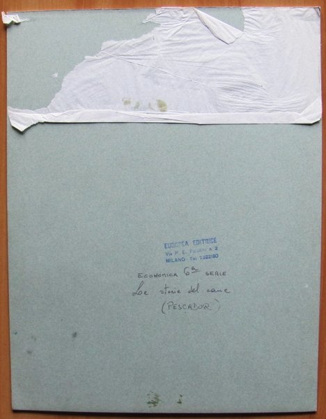 Tavola originale di PESCADOR per la copertina di LE STORIE …