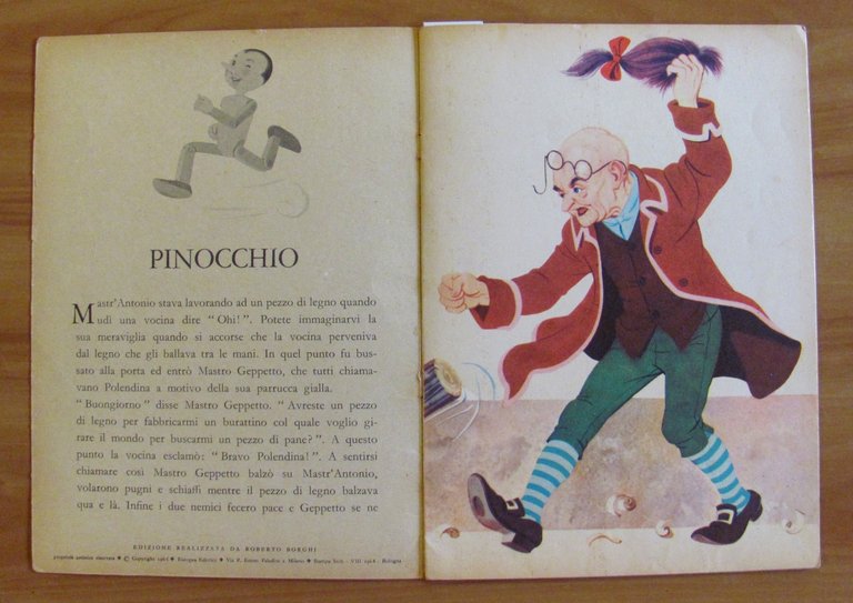 Tavola originale PINOCCHIO di NERI + Libro allegato Europea Editrice, … | Immagine Gallery 4