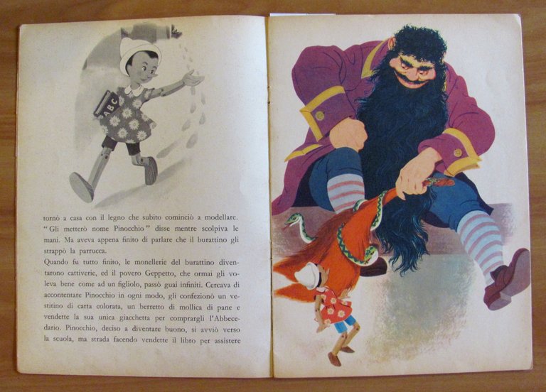 Tavola originale PINOCCHIO di NERI + Libro allegato Europea Editrice, … | Immagine Gallery 5