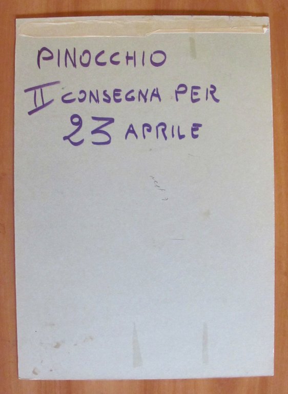 Tavola Originale PINOCCHIO e il PESCATORE VERDE, anni '60 - …