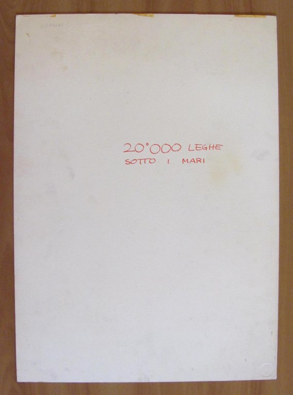 Tavola originale VERNE - 20.000 LEGHE SOTTO I MARI - …