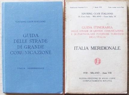 Tci. Guida Delle Strade. Italia Meridionale, 1930* Con Cartina In …