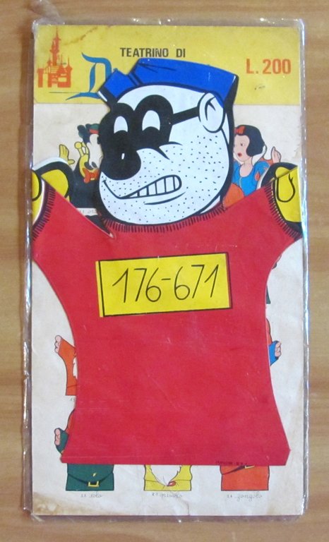 Teatrino di DISNEYLAND Burattino in gomma N.11 - BASSOTTO, anni …