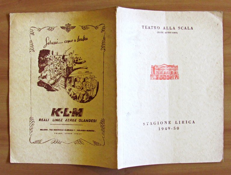 TEATRO ALLA SCALA - STAGIONE LIRICA 1949/50 - Pierino e …