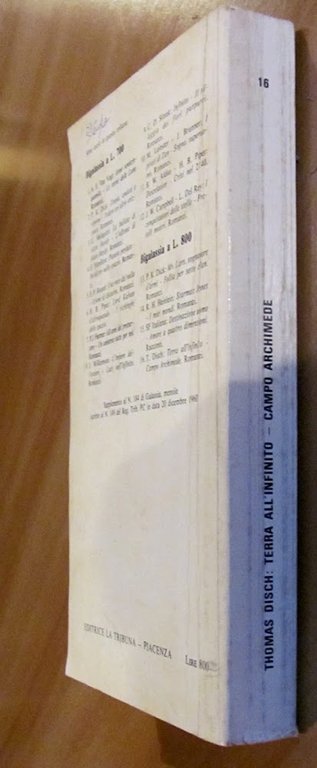 TERRA ALL'INFINITO - CAMPO ARCHIMEDE - Collana Bigalassia N.16