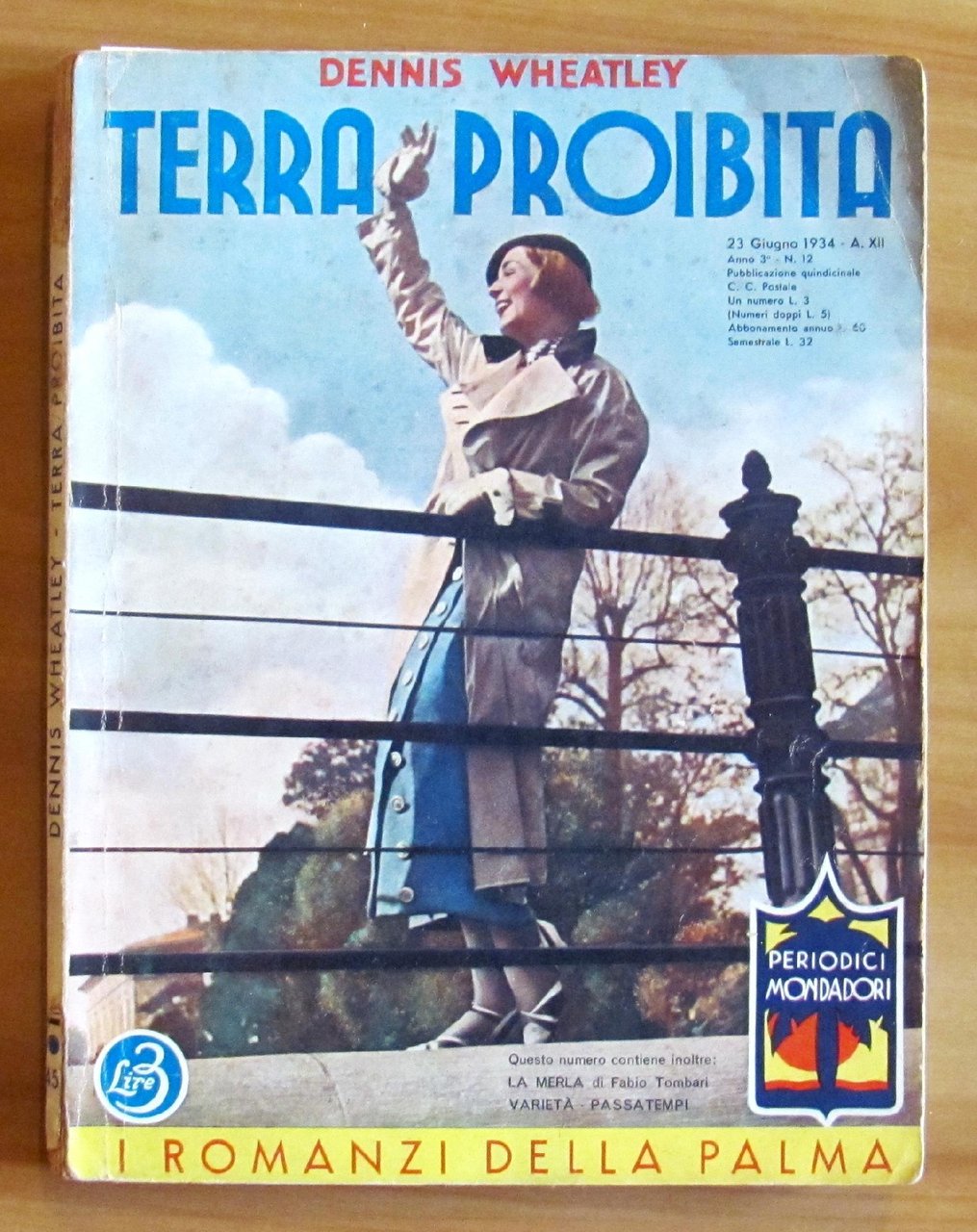 TERRA PROIBITA - I Romanzi della Palma N.45, 1934