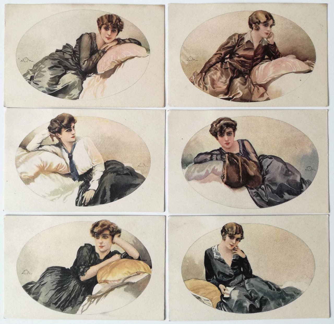 TERZI Set di 6 Cartoline Va Pensiero S261 - Non …