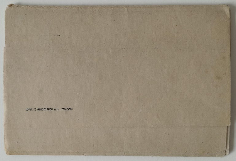 TERZI Set di 6 Cartoline Va Pensiero S261 - Non …