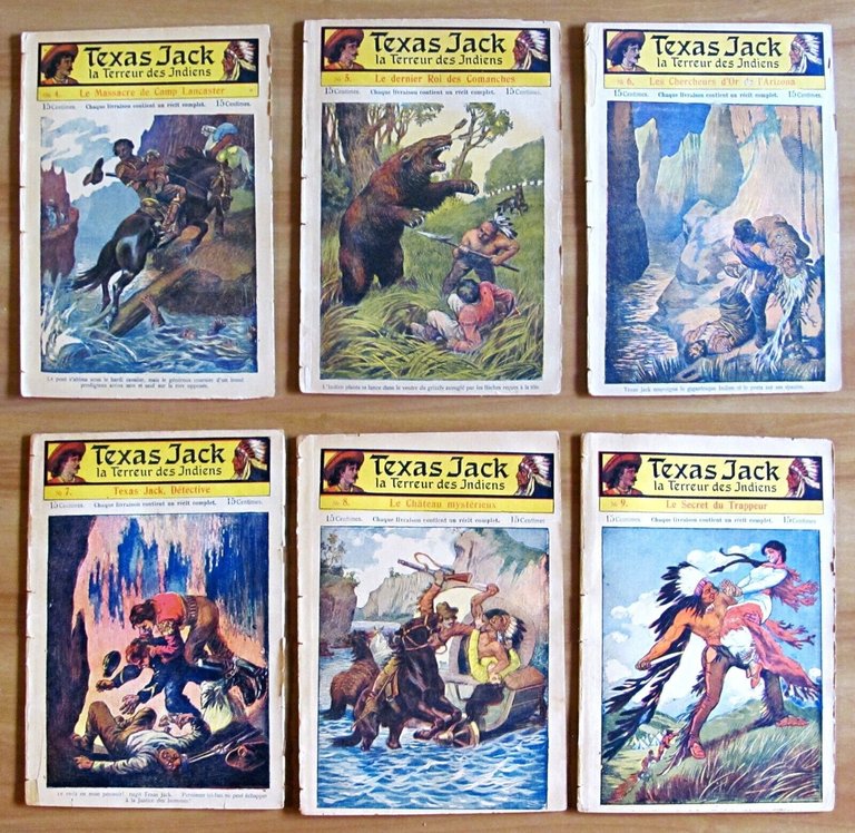 TEXAS-JACK LA TERREUR DES INDIENS - Fascicoli 1/15, 1906 - …