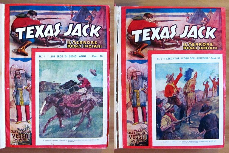 TEXAS JASCK - Il terrore degli indiani - Fascicoli 1/59 …