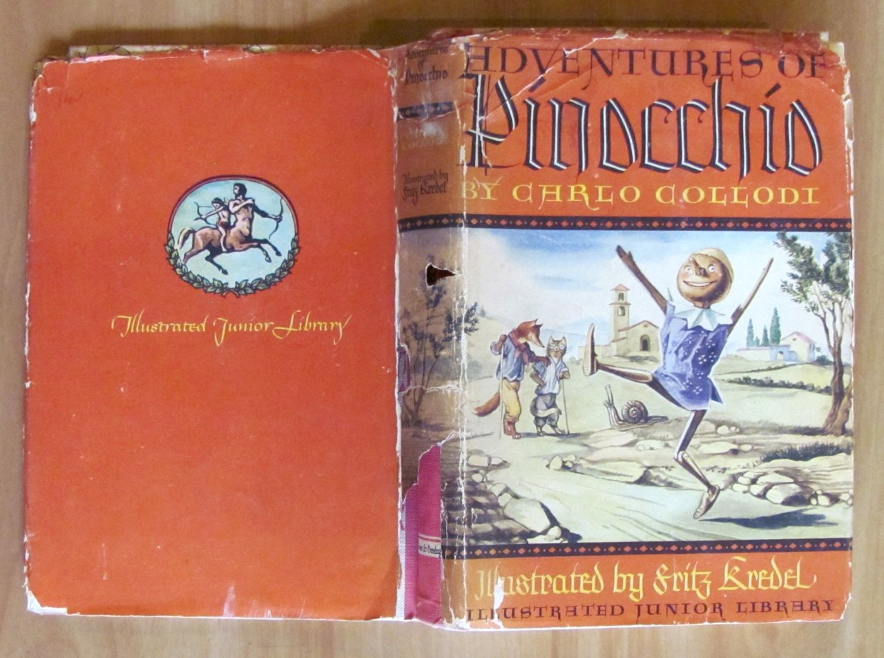 THE ADVENTURES OF PINOCCHIO, 1946 - ill. KREDEL | Immagine principale