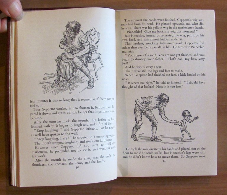 THE ADVENTURES OF PINOCCHIO, 1954 - ill. NICKLESS