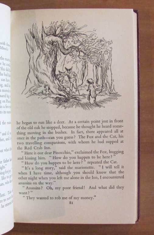 THE ADVENTURES OF PINOCCHIO, 1954 - ill. NICKLESS