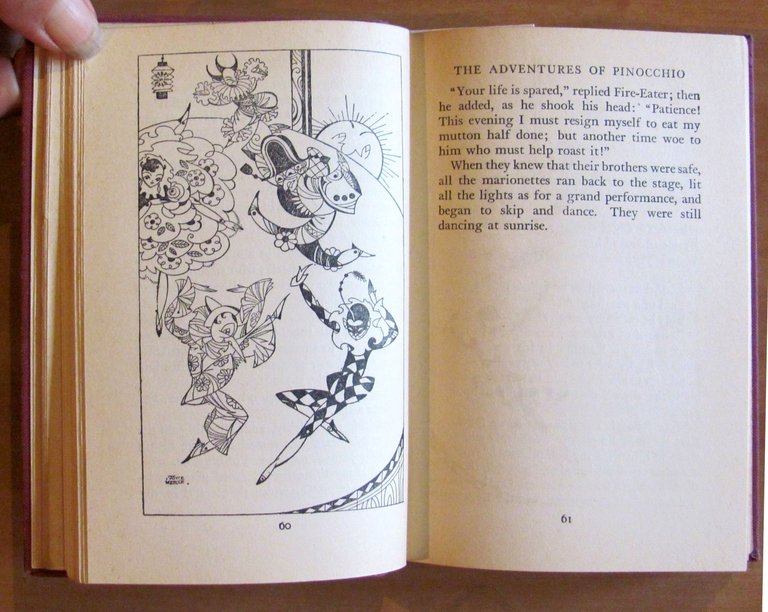 THE ADVENTURES OF PINOCCHIO, anni '40/50 - ill. MERCER