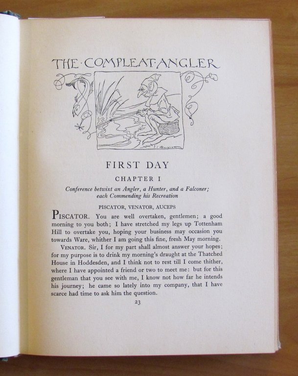 THE COMPLEAT ANGLER, I ed. 1931 - ill. Arthur RACKHAM