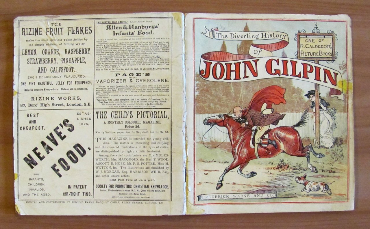 The Diverting History of JOHN GILPIN, fine '800 - ill. …