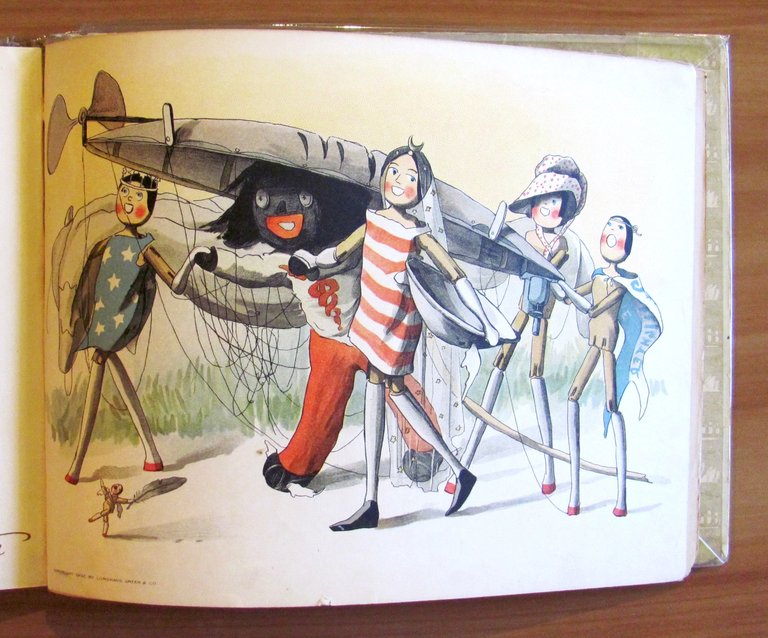 THE GOLLIWOGG'S AIR-SHIP - I edizione 1902 - ill. Bertha …