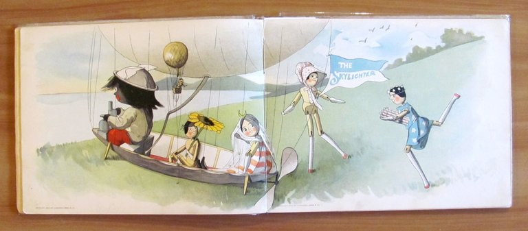 THE GOLLIWOGG'S AIR-SHIP - I edizione 1902 - ill. Bertha …