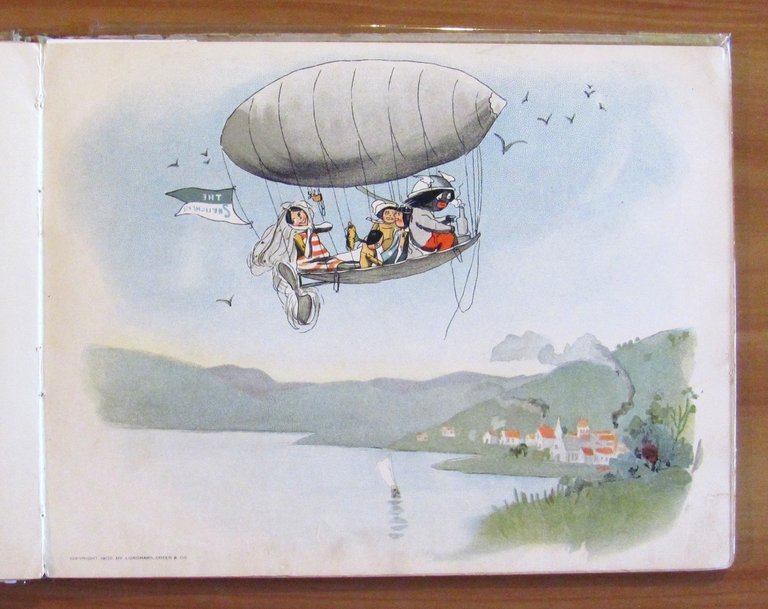 THE GOLLIWOGG'S AIR-SHIP - I edizione 1902 - ill. Bertha …