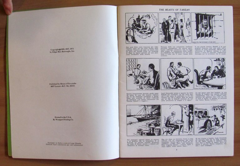 THE ILLUSTRATED TARZAN BOOKS N.3 - The beasts of Tarzan …