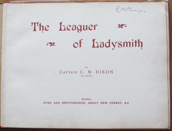 THE LEAGUER OF LADYSMITH - 18 tavole a colori di …